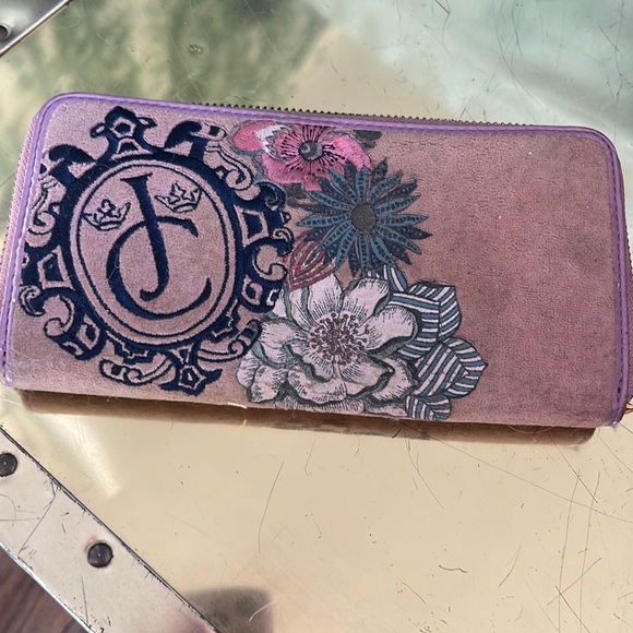 Juicy Couture Handbags - Flower Embroidered Juicy Couture Wallet